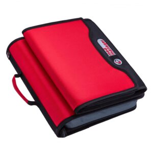 Large Insulated Medical Binder with removable insulated zip pocket and 6-Pocket Folder